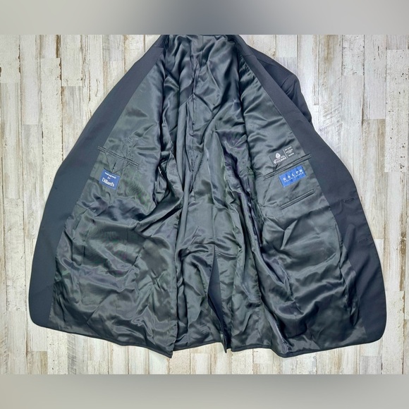 Ralph Ralph Lauren Blazer Jacket Men's 44L Black Classic Military Style Buttons - Picture 9 of 12
